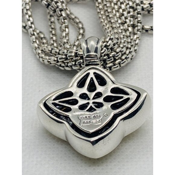 David Yurman 6 Strand & Quatrefoil Enhancer 925 585 - Picture 13 of 13